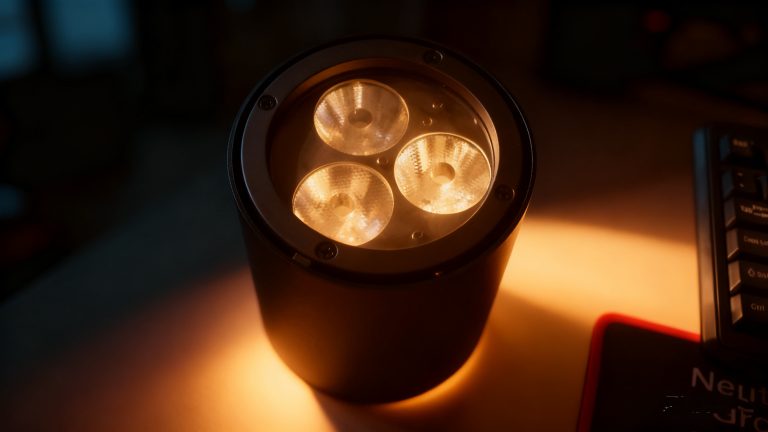 3x20w battery powered light